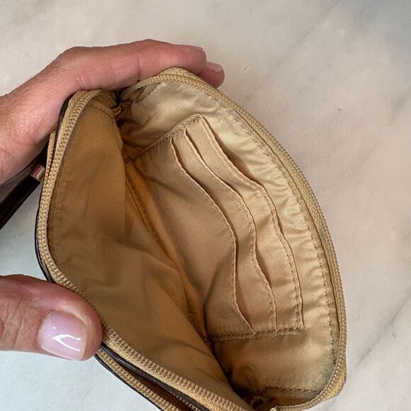 Coach Pebbled Leather Clutch Wristlet - Picture 10 of 10